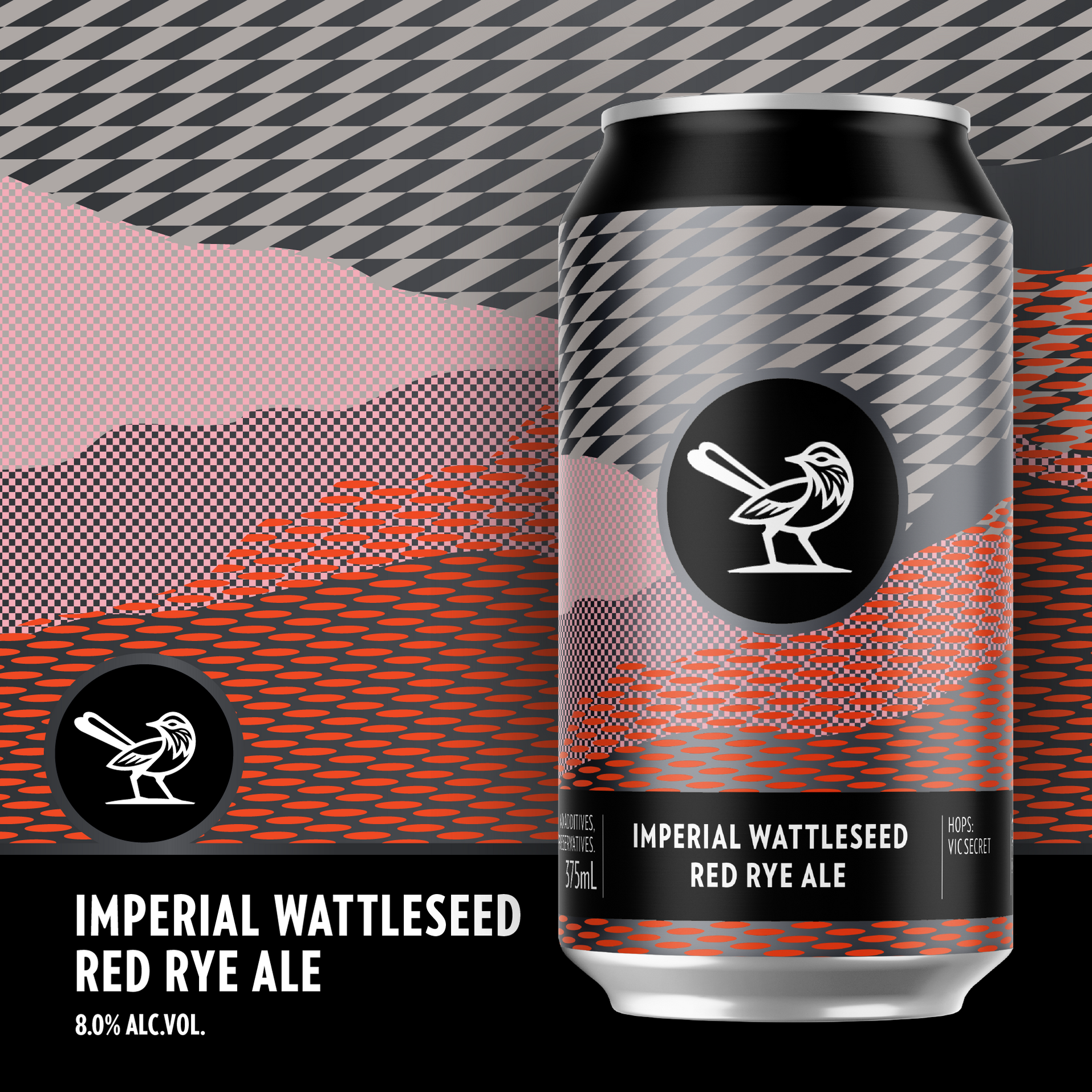 Red Rye Malt LIMITED RELEASE - IMPERIAL WATTLESEED RED RYE ALE 8.0%ABV – Summer ...